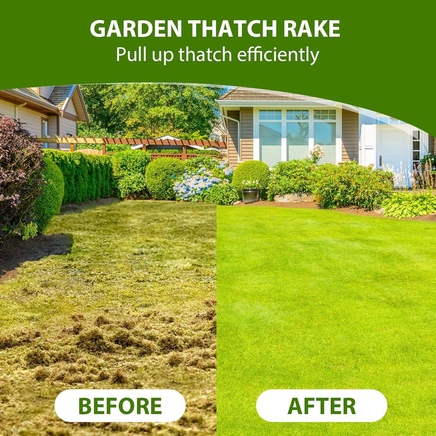 Grass dethatcher rake: image 5