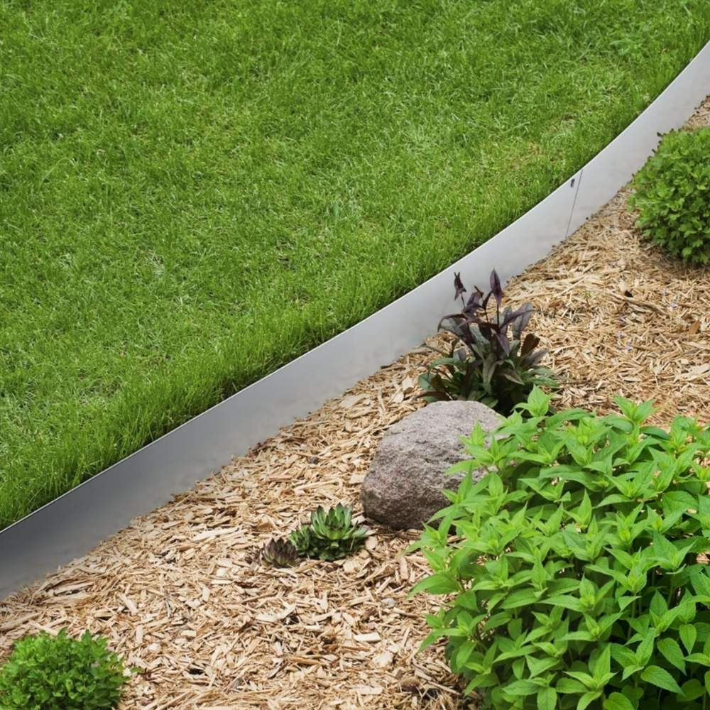 Stainless steel garden edging