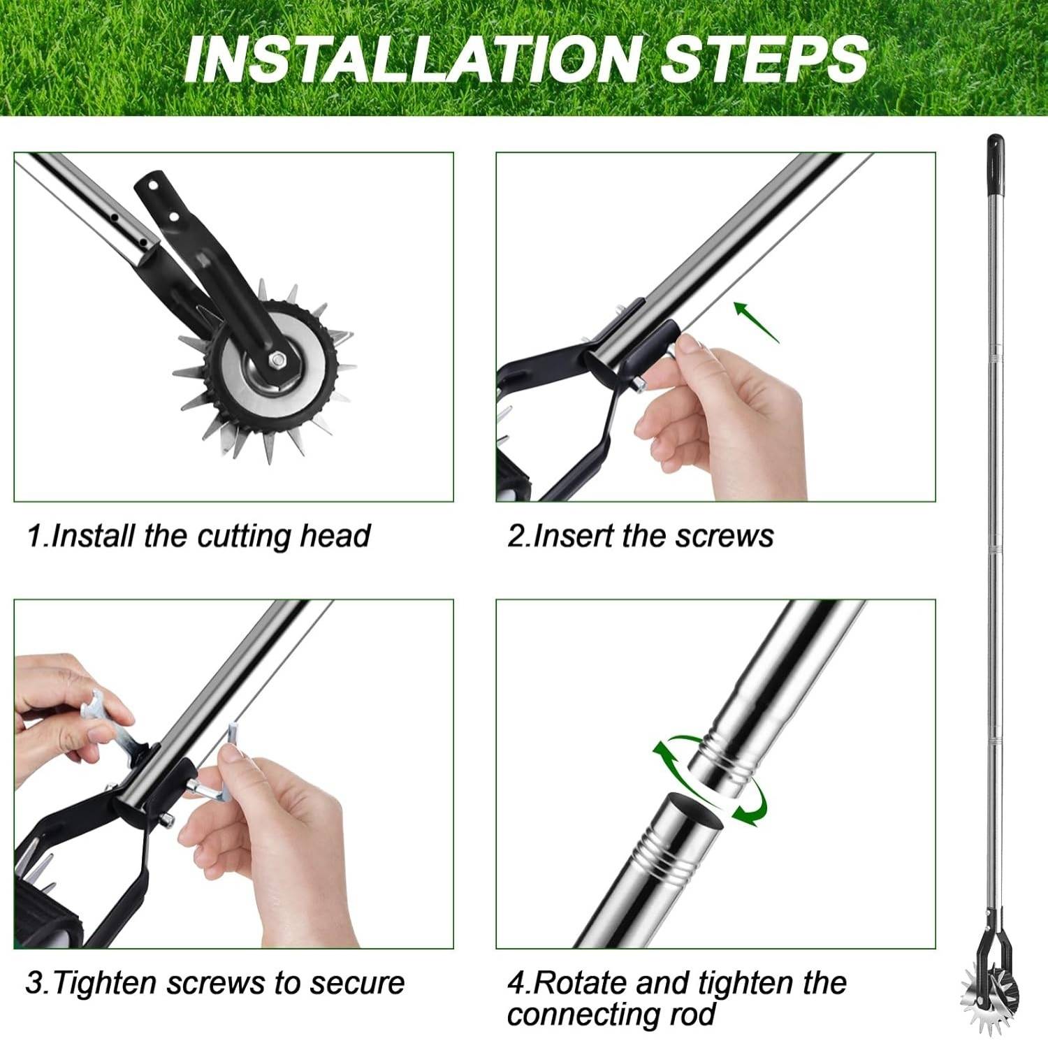 Wheel rotary lawn edger: image 2